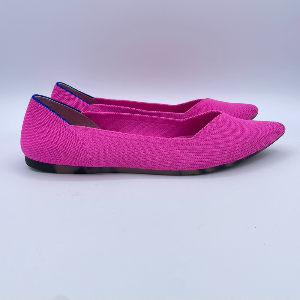 Rothy’s The Point II Flats 10 Pink - Picture 2 of 16